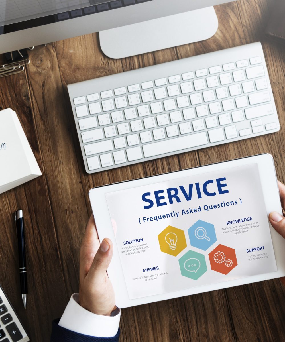 Customer Service FAQs Illustration